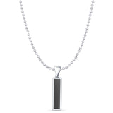  Oxidized Solitaire Pendant 