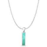  Oxidized Solitaire Pendant 