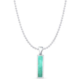  Oxidized Solitaire Pendant 