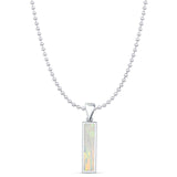  Oxidized Solitaire Pendant 