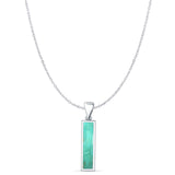  Oxidized Solitaire Pendant 
