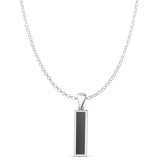  Oxidized Solitaire Pendant 