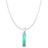  Oxidized Solitaire Pendant 