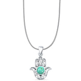  Hand Of Hamsa Pendant 