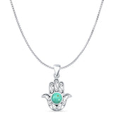  Hand Of Hamsa Pendant 