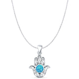  Hand Of Hamsa Pendant 