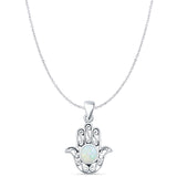  Hand Of Hamsa Pendant 