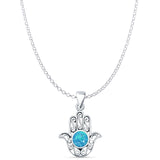  Hand Of Hamsa Pendant 