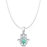  Hand Of Hamsa Pendant 