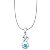  Twisted Heart Pendant 