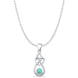  Twisted Heart Pendant 