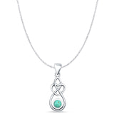  Twisted Heart Pendant 