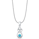 Twisted Heart Pendant 