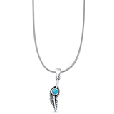  Feather Pendant 