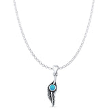  Feather Pendant 