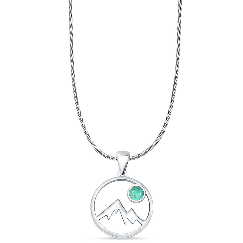  Mountains & Moon Pendant 
