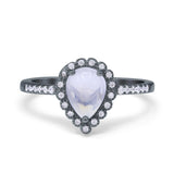 Art Deco Teardrop Pear Ring