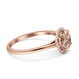 Round Halo Natural Diamond Ring