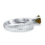 Round Two Piece Gold Ring