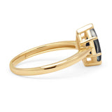 Art Deco Marquise Solitaire Gold Ring