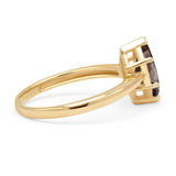 Art Deco Marquise Solitaire Gold Ring