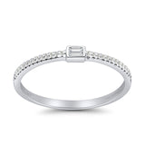Baguette Stackable Natural Diamond Band