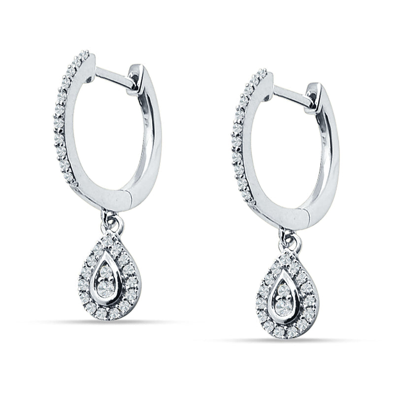 Oline Earrings Beige And Clear Cz main image 1