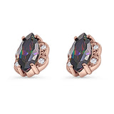 Marquise Stud Earrings