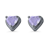 Heart Stud Earrings