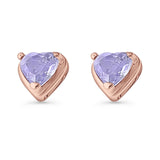 Heart Stud Earrings