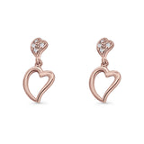 Heart Stud Earrings