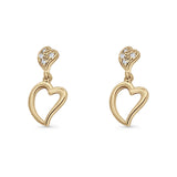 Heart Stud Earrings