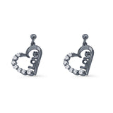 Love Stud Earrings