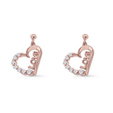 Love Stud Earrings