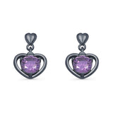 Heart Stud Earrings