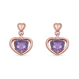 Heart Stud Earrings