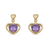 Heart Stud Earrings
