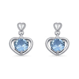 Heart Stud Earrings