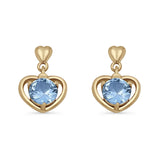 Heart Stud Earrings