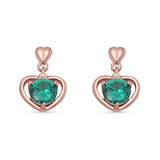 Heart Stud Earrings