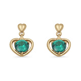 Heart Stud Earrings