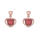 Heart Stud Earrings