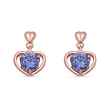 Heart Stud Earrings