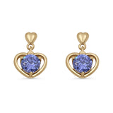 Heart Stud Earrings