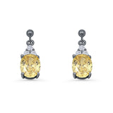 Oval Stud Earrings