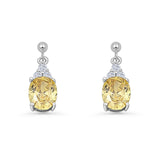 Oval Stud Earrings