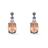 Oval Stud Earrings