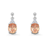 Oval Stud Earrings