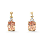 Oval Stud Earrings