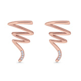 Zigzag Stud Earrings